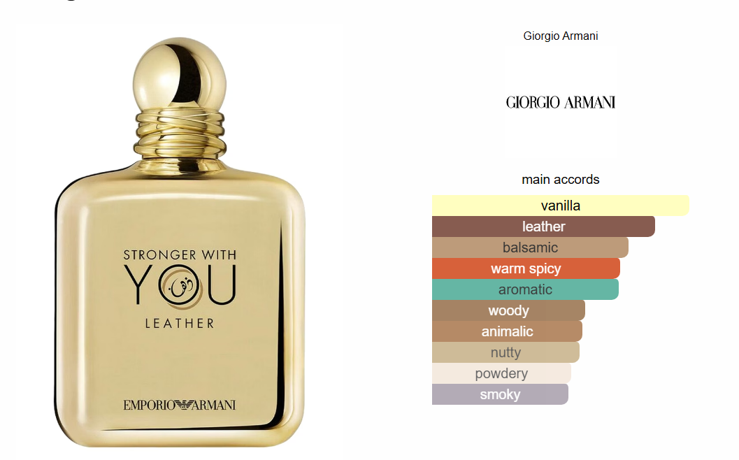 Armani Stronger With You Leather